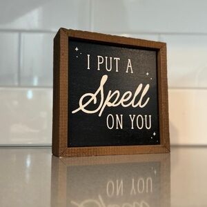 BRAND new | I put a spell on you | wooden sign | hocus pocus theme